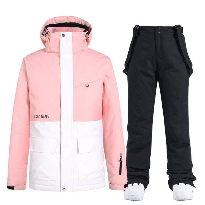 ARCTIC QUEEN Unisex Blizzard Snow Suit - Pink Series - Snowears-snowboarding skiing jacket pants accessories