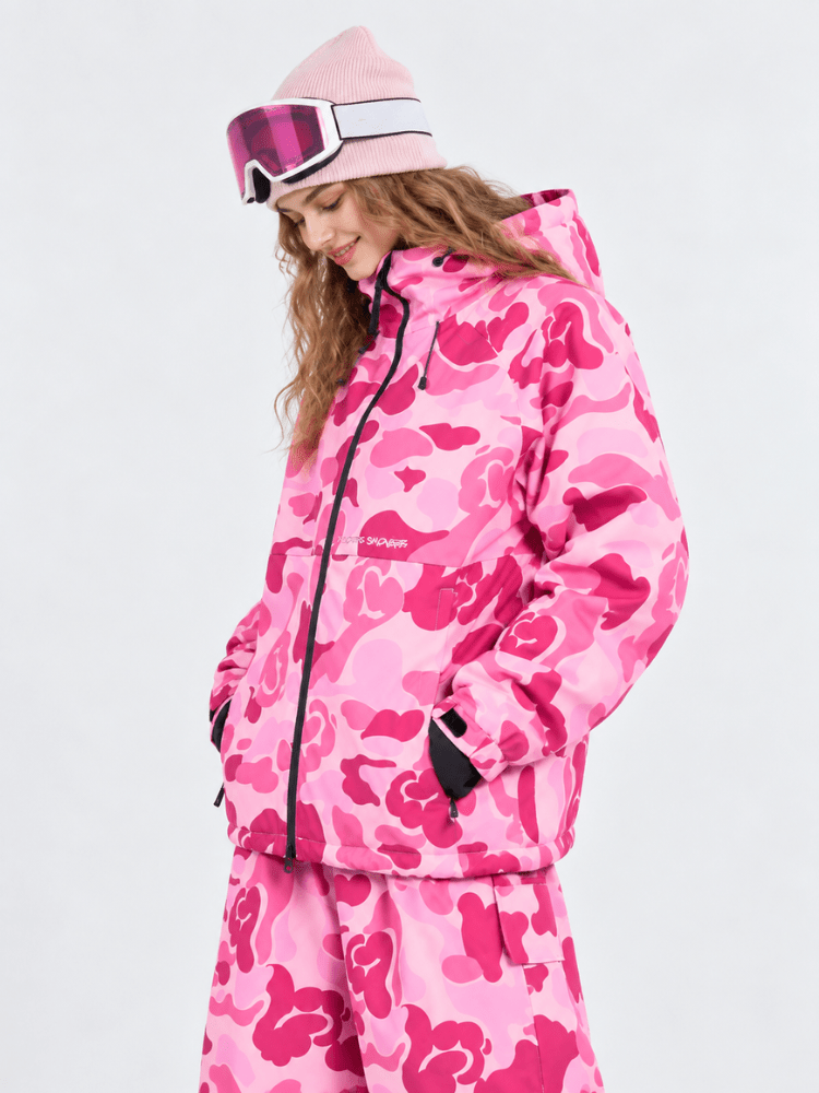 Doorek 3L Camo Baggy Down Ski Jacket - Unisex Doorek | Snowears.com