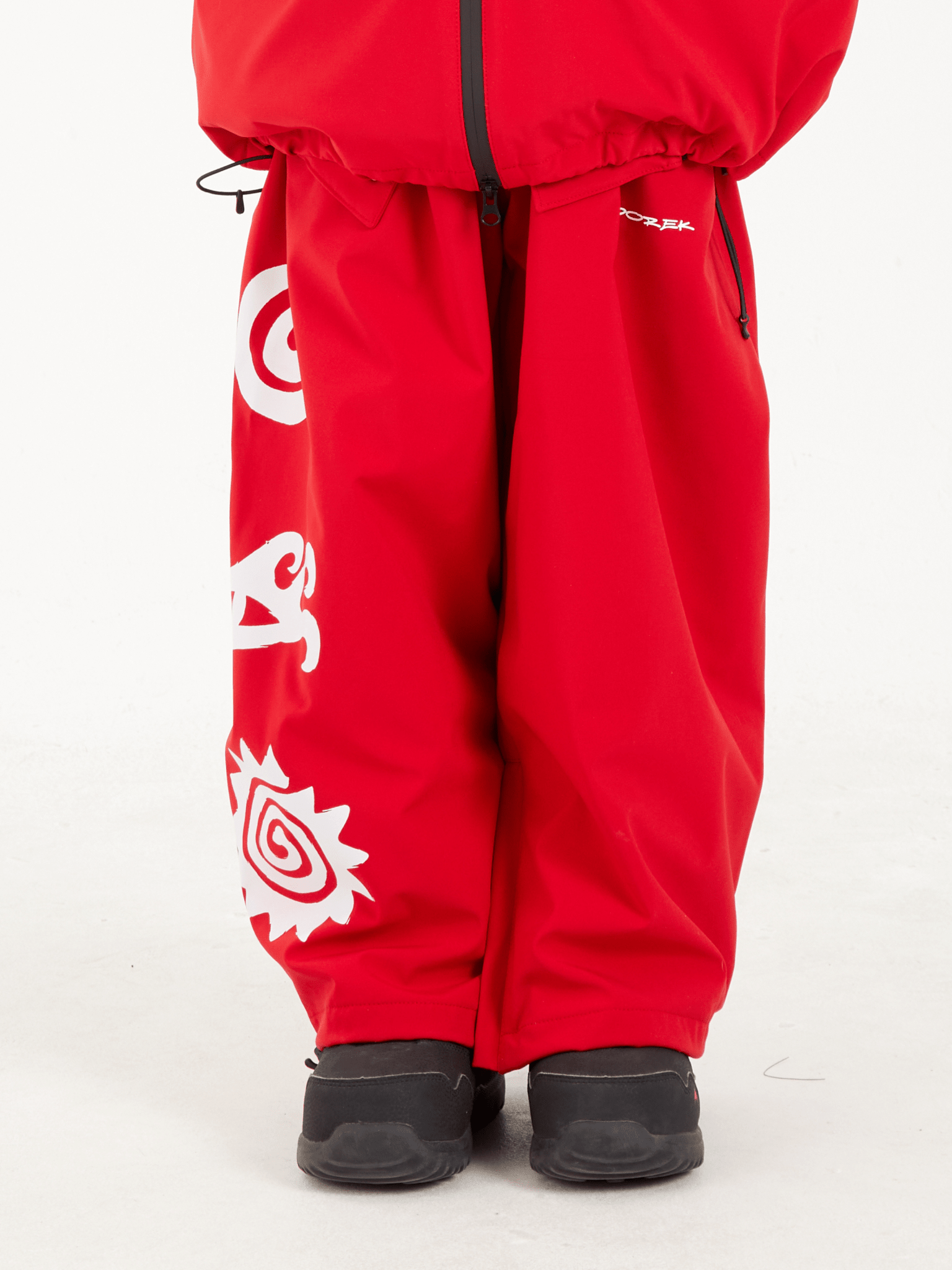 Doorek Kids 3M™ Thinsulate™ Totem Baggy Snow Pants Red Doorek | Snowears.com