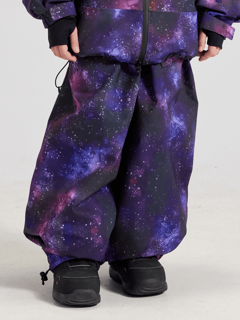 Doorek Kids Galaxy Adjustable Suspenders Snow Pants Purple Doorek | Snowears.com