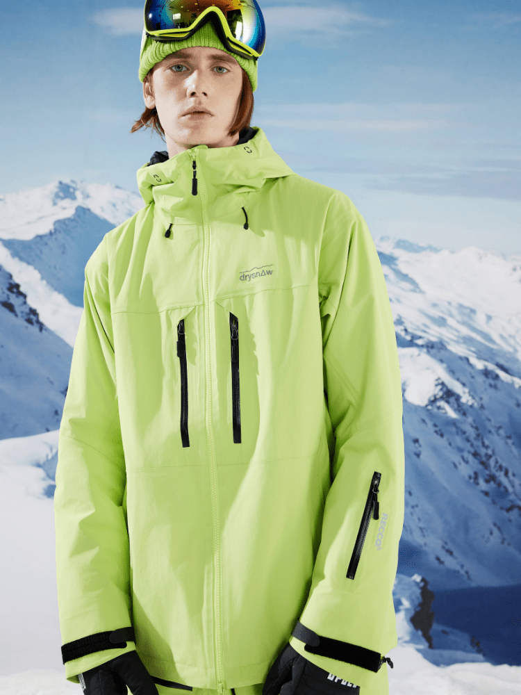 Drysnow 3L Legacy Ski Jacket [Limited Region] Fluorescent Green Drysnow | Snowears.com