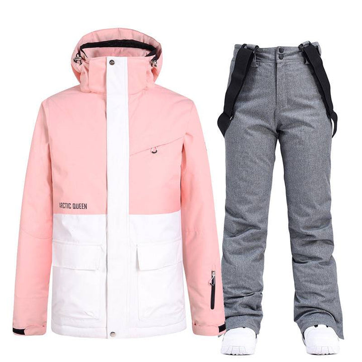 ARCTIC QUEEN Unisex Blizzard Snow Suit - Pink Series - Snowears-snowboarding skiing jacket pants accessories