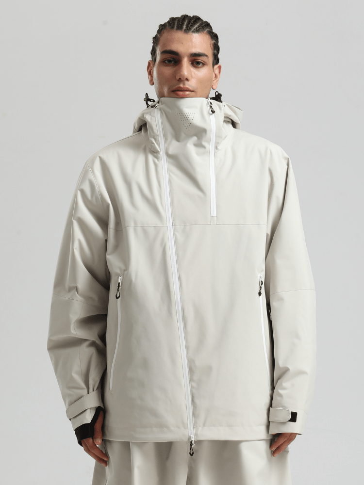 Gsou Snow Diagonal Zip Snow Jacket - Unisex Gsou Snow | Snowears.com