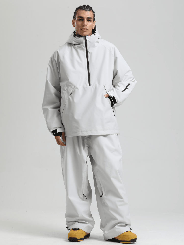 Gsou Snow Minimalist Insulated Snow Anorak [Limited Region] Light Gray XL Gsou Snow | Snowears.com