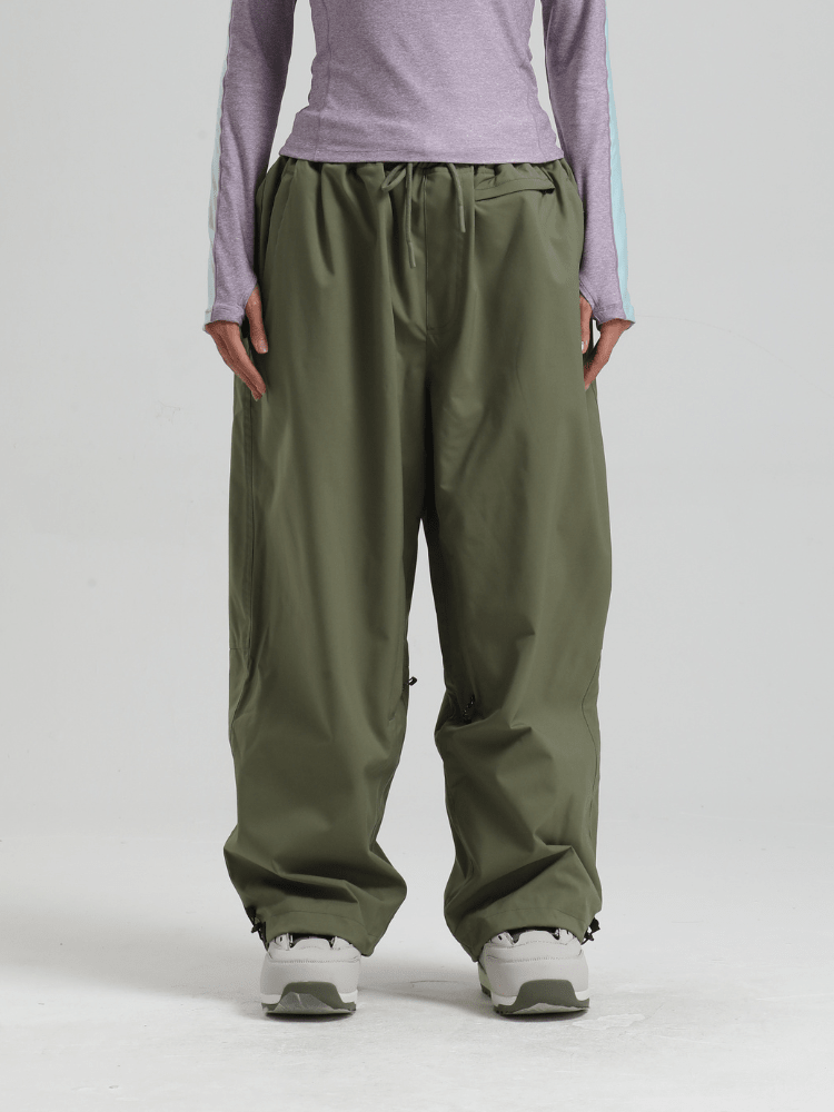 Gsou Snow Sleek Baggy Snow Pants [Limited Region] Army Green S Gsou Snow | Snowears.com