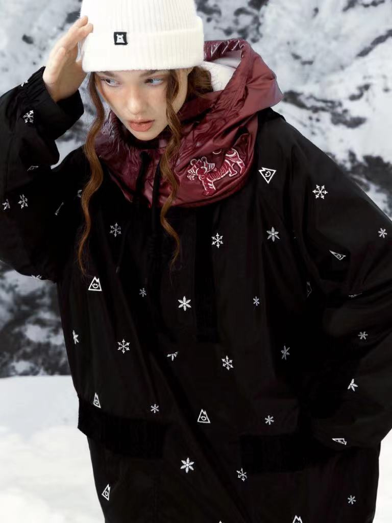 Hellystudio Black Snow Fleece Jacket - Unisex Hellystudio | Snowears.com