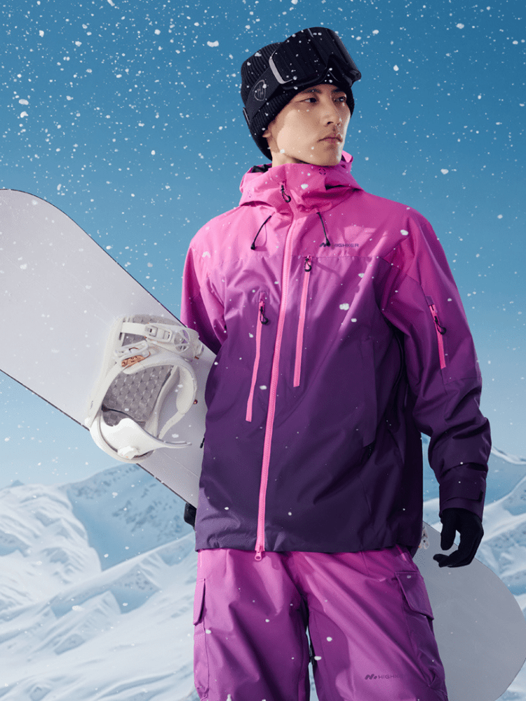 Highker 3L Fadeline Insulated Snow Jacket - Unisex High Experience | Snowears.com
