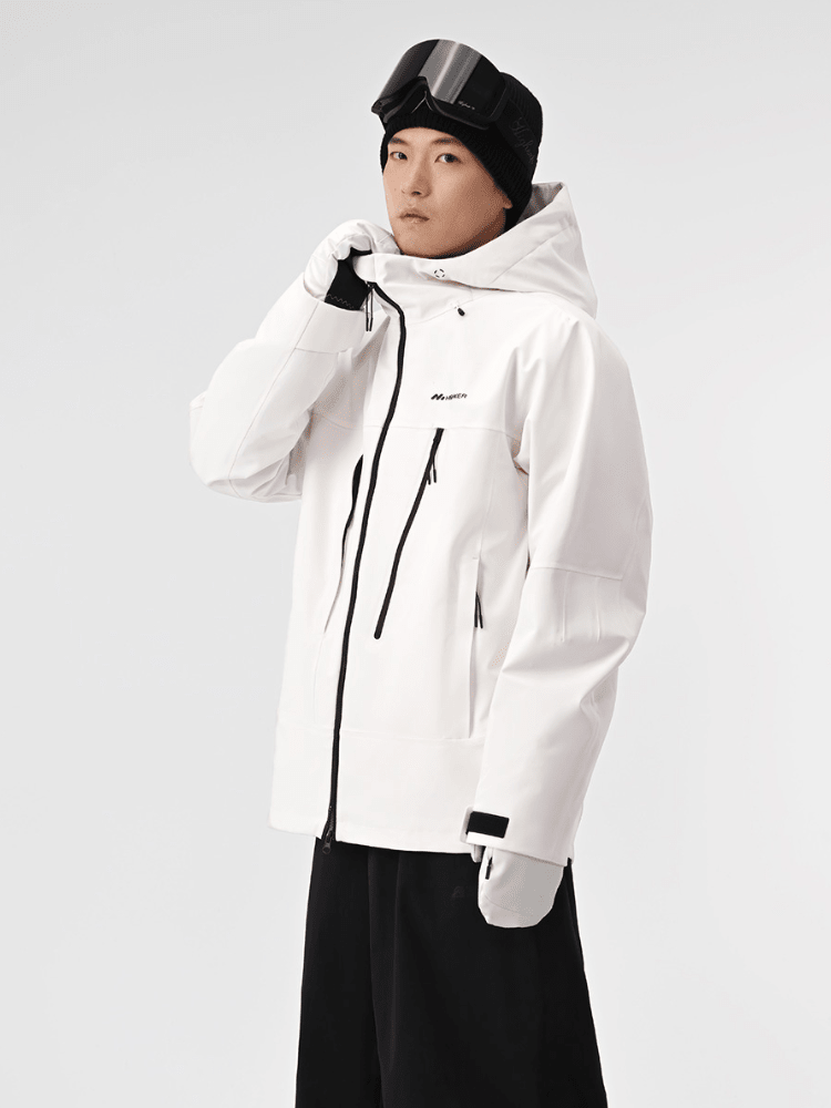 Highker Nova Insulated Snow Jacket - Unisex White High Experience | Snowears.com
