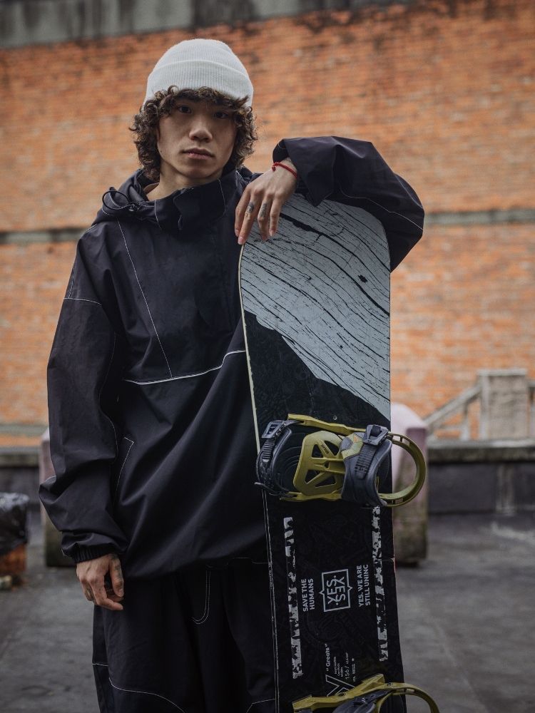 LITAN Park City Snowboard Shell Jacket [Limited Region] Black LITAN | Snowears.com