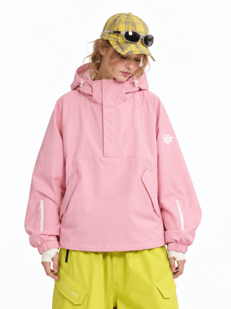 LITAN Pink Gateway Soft Shell Pullover - Unisex LITAN | Snowears.com