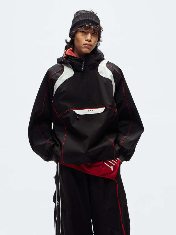 Litan Urban Half-Zip Baggy Snow Anorak - Unisex LITAN | Snowears.com