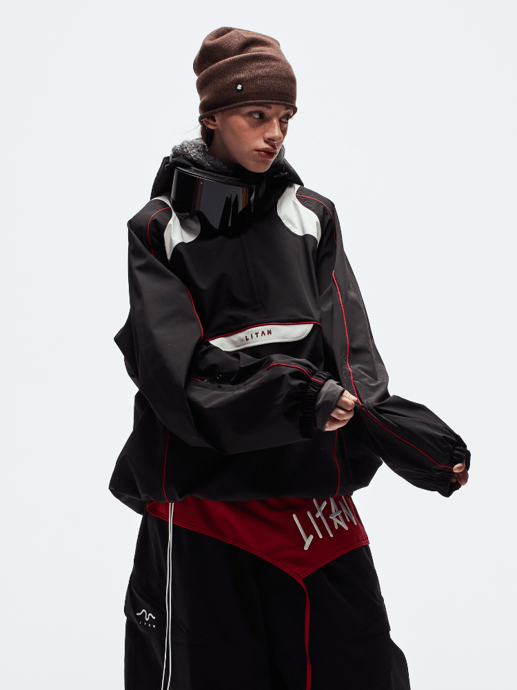 Litan Urban Half-Zip Baggy Snow Anorak - Unisex LITAN | Snowears.com