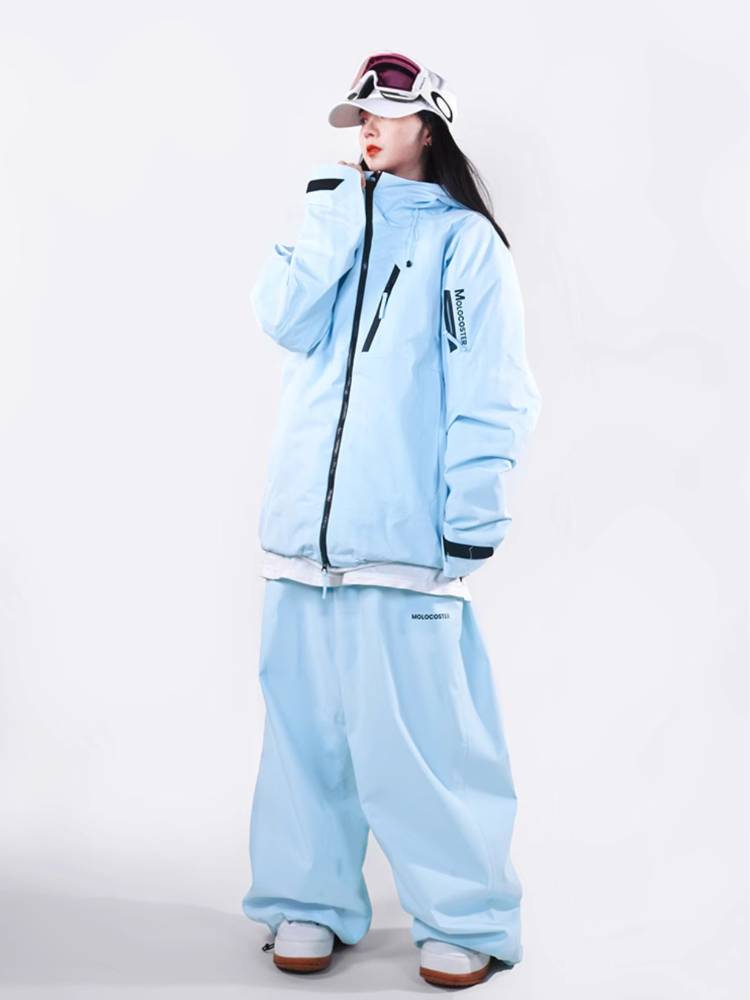 Molocoster Oversize Fleece Snow Pants - Unisex - Snowears- 