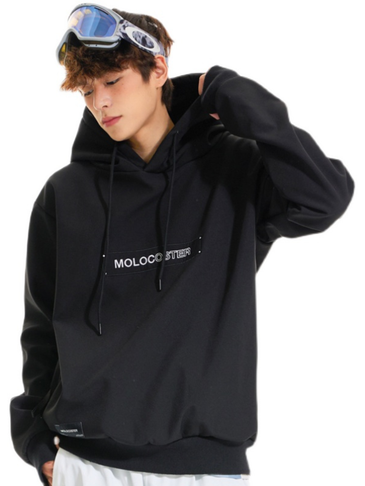 Molocoster Embroidered LOGO Hoodie - Unisex - Snowears- Hoodies & Sweaters