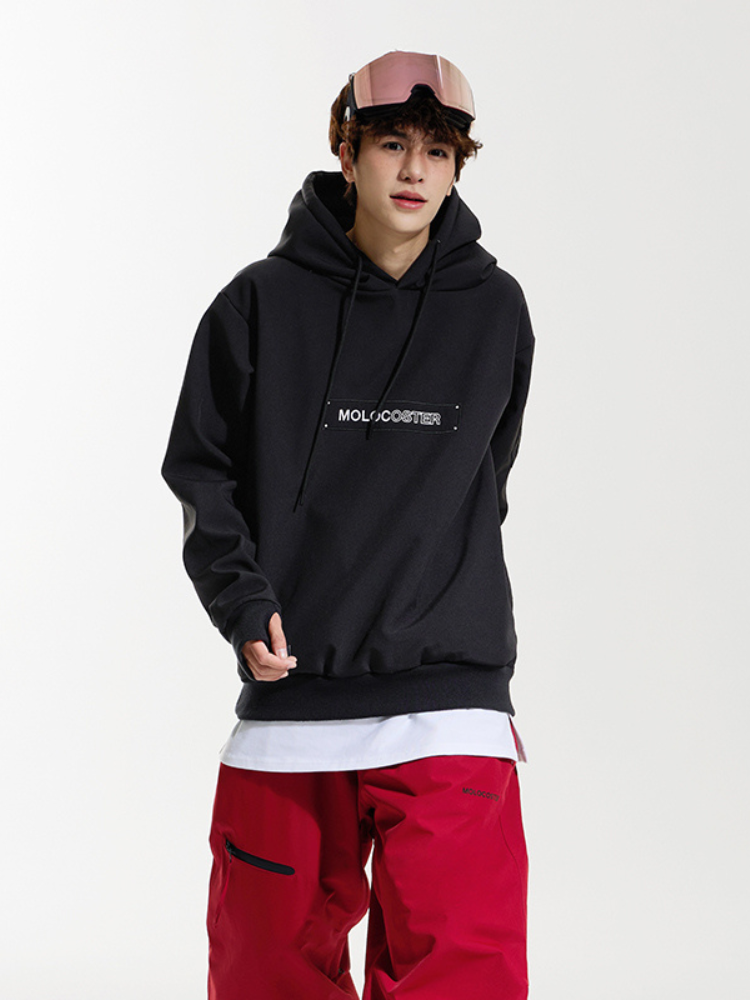 Molocoster Embroidered LOGO Hoodie - Unisex - Snowears- Hoodies & Sweaters