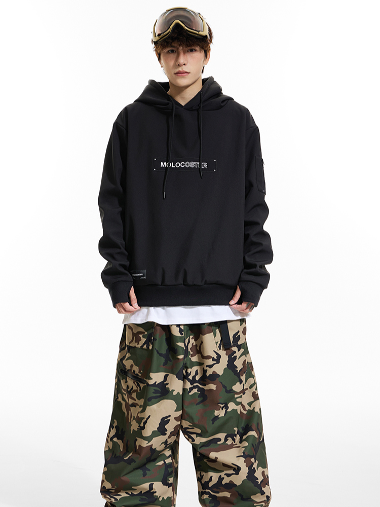 Molocoster Embroidered LOGO Hoodie - Unisex - Snowears- Hoodies & Sweaters