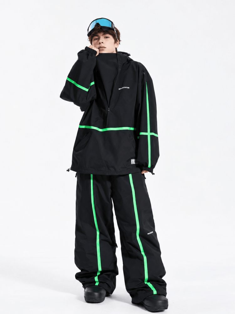 Molocoster Liner Fleece Snow Suit - Unisex Black Molocoster | Snowears.com