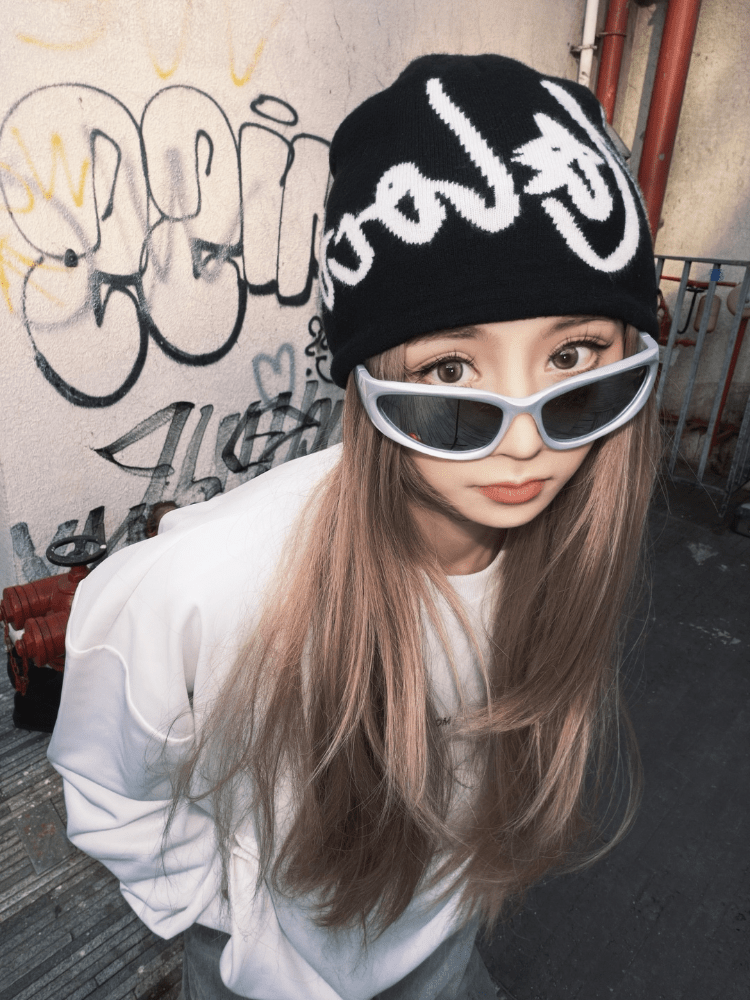 Molocoster Script Knit Beanie - Unisex Molocoster | Snowears.com