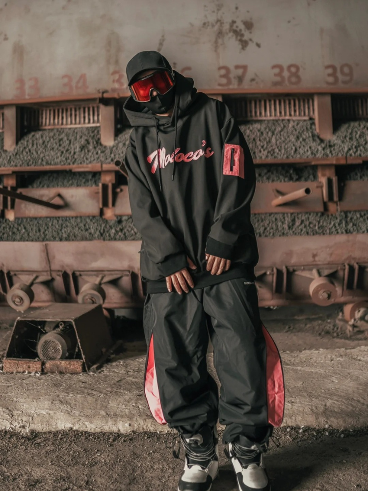 Molocoster Pink Crest Pullover Hoodie - Unisex - Snowears- Hoodies & Sweaters
