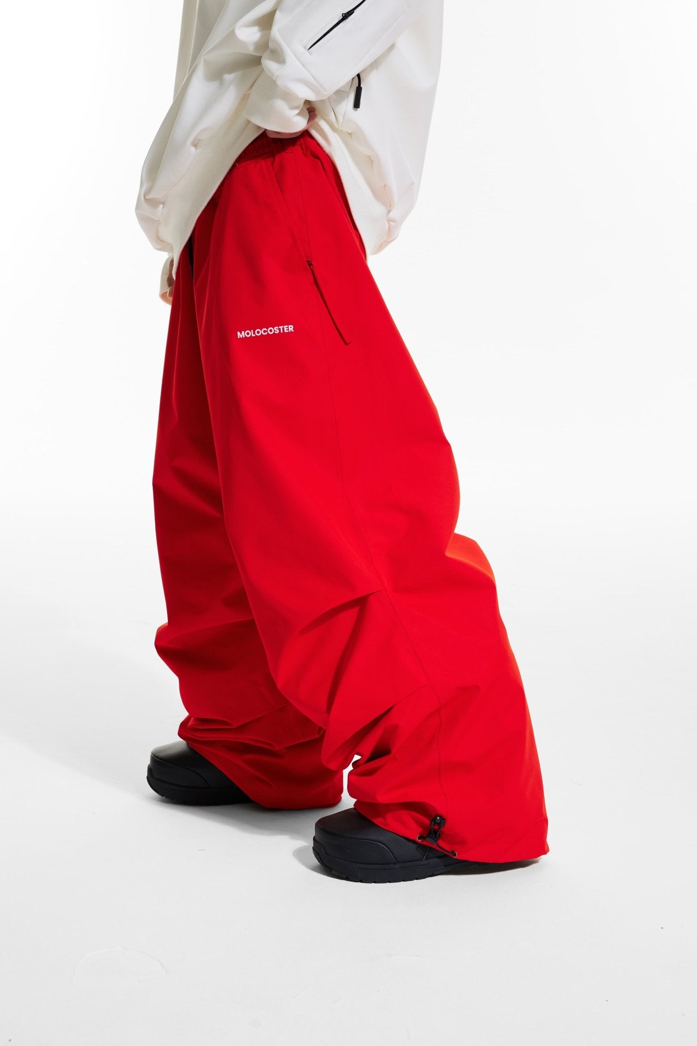 Molocoster Three Dimensional 3L Baggy Snow Pants [Limited Region] Red Molocoster | Snowears.com