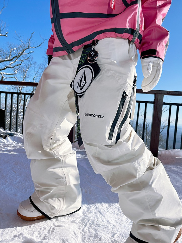 モロコスター ブラック スノーパンツ | 防水スノーパンツ | Snowears