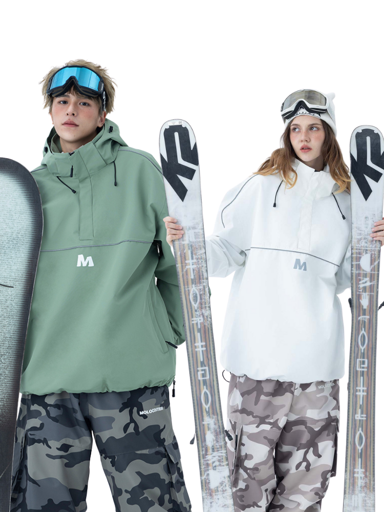 Molocoster Drift 3L Baggy Ski Fleece Pullover - Unisex - Snowears