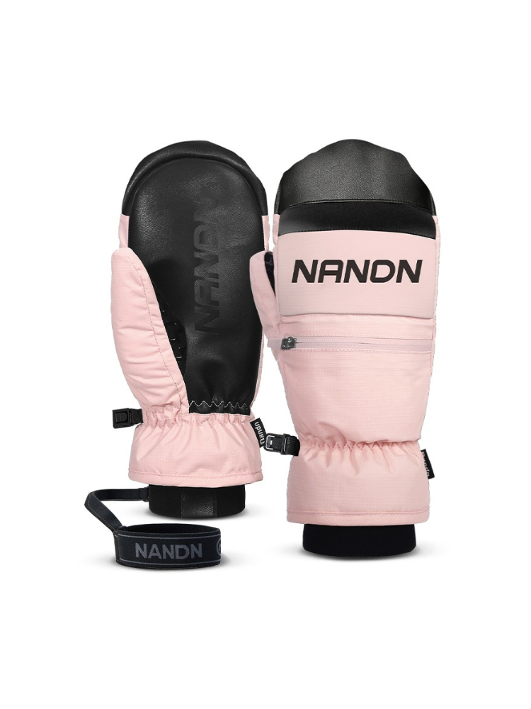 NANDN Winter Powder Snow Mittens Pink NANDN | Snowears.com