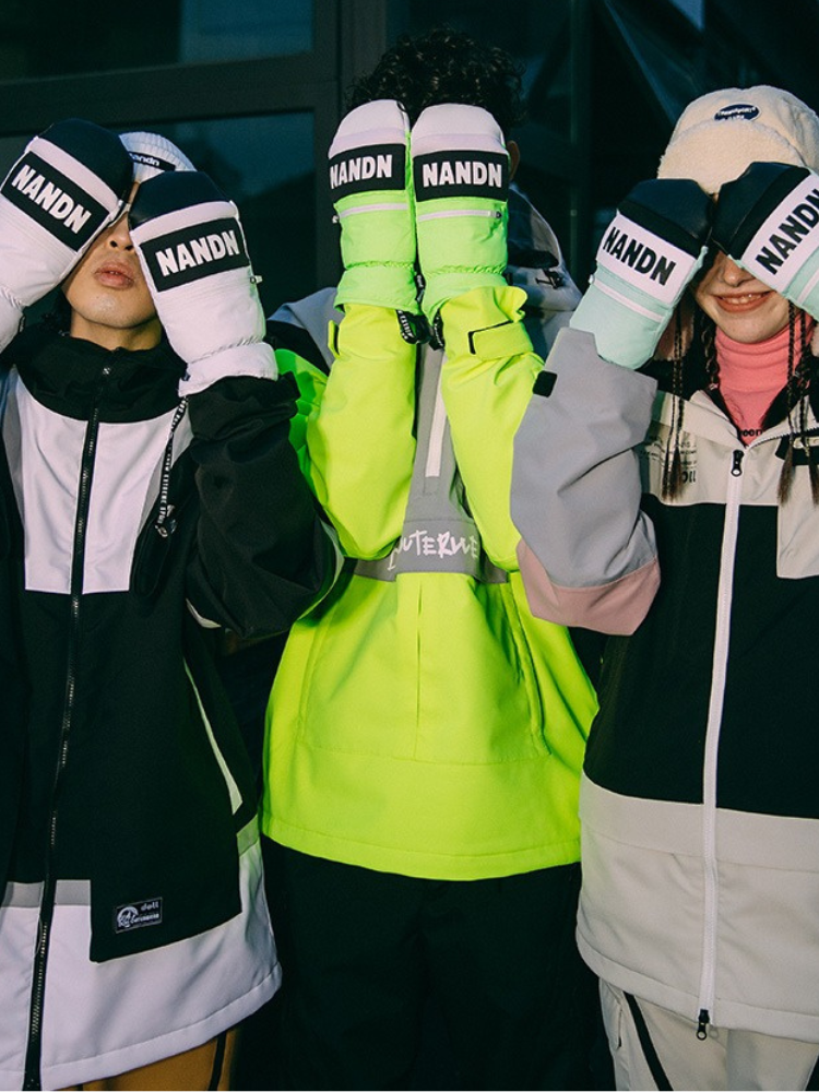 NANDN Winter Powder Snow Mittens - Snowears- Gloves & Mittens
