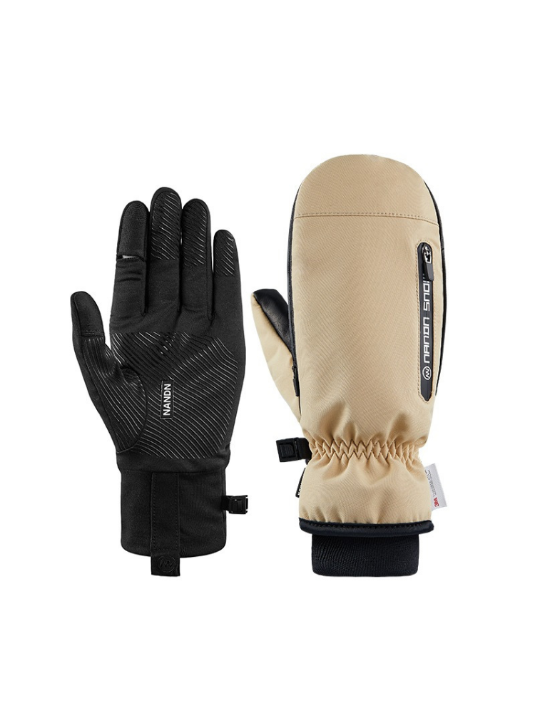 NANDN Touchscreen Winter Snow Mittens - Snowears- Gloves & Mittens