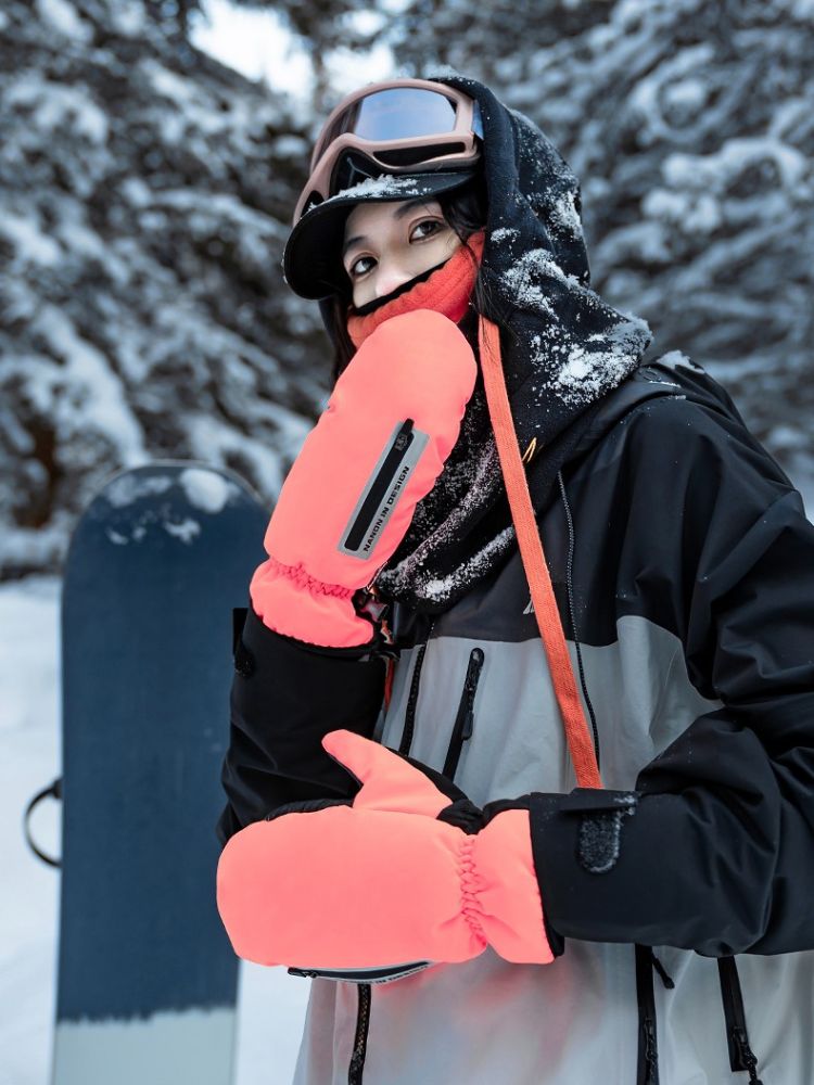 NANDN Touchscreen Winter Snow Mittens - Snowears- Gloves & Mittens