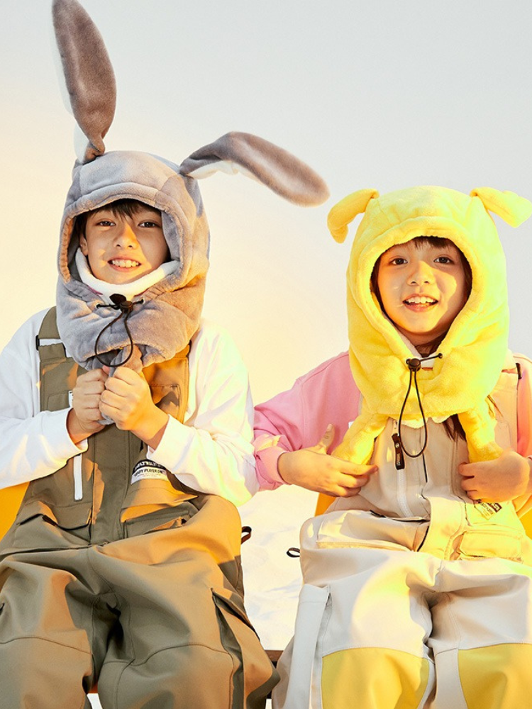 NANDN Kids Plush Jumping Ear Hood NANDN | Snowears.com