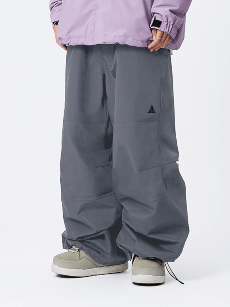 NANDN ReflectRide Loose Fit Snow Pants [Limited Region] Grey NANDN | Snowears.com