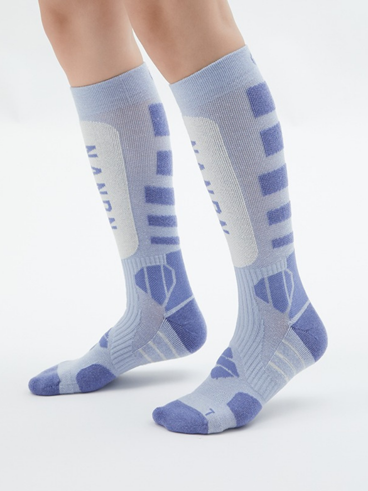 NANDN Woolen Knee-High Ski Socks - Snowears- 
