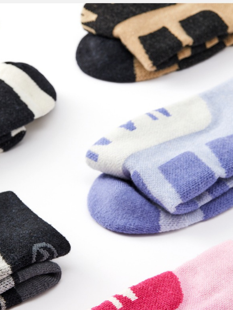 NANDN Woolen Knee-High Ski Socks - Snowears- 