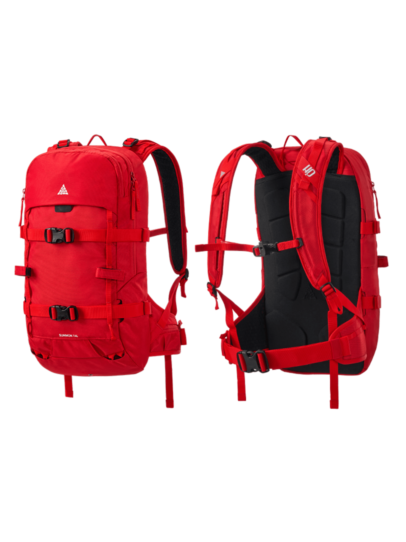 NANEND 14L Backcountry Backpack Red One Size NANDN | Snowears.com