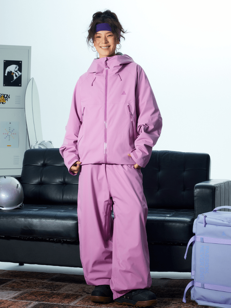 NANEND 3L Mirage Insulated RECCO® Snow Suit - Unisex Purple NANDN | Snowears.com