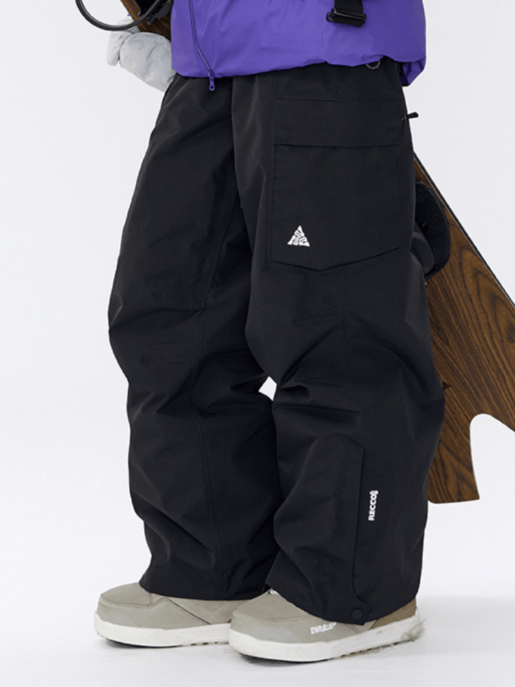 NANEND 3L RECCO® Cargo Ski Pants [Limited Region] Black NANDN | Snowears.com