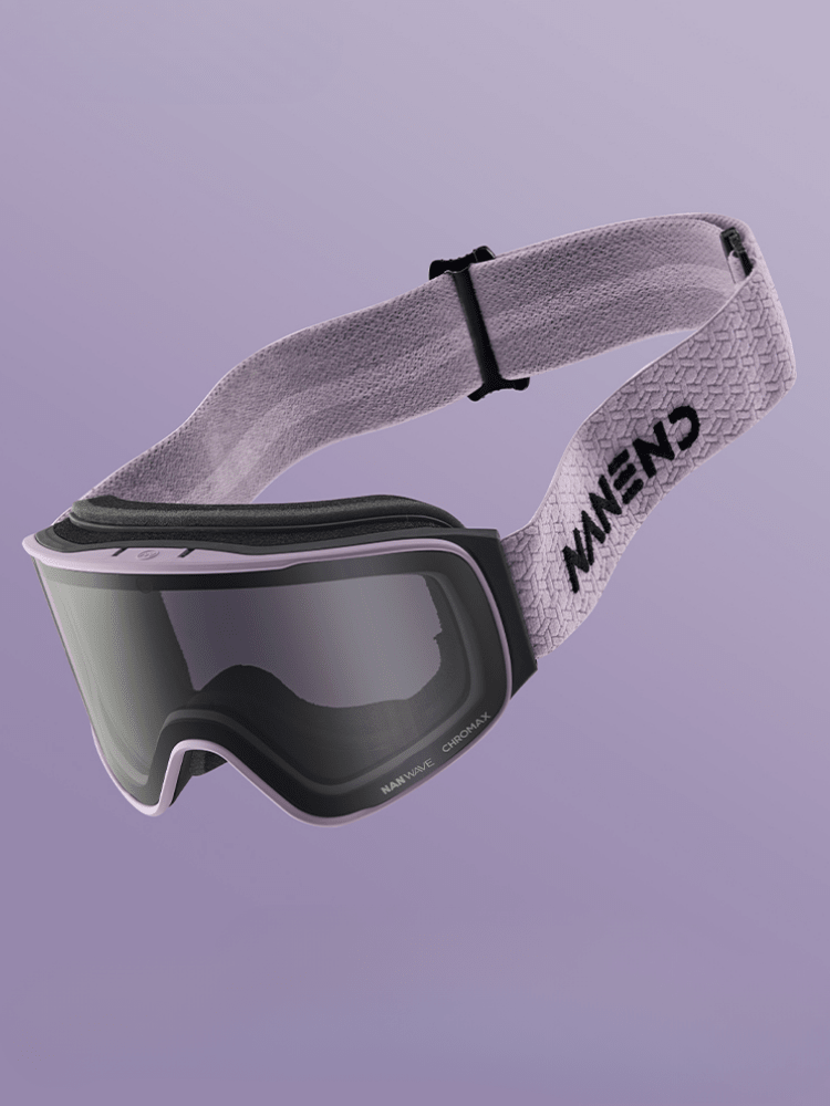 NANEND Flip-up Photochromic Lens Ski Goggles Light Purple NANDN | Snowears.com