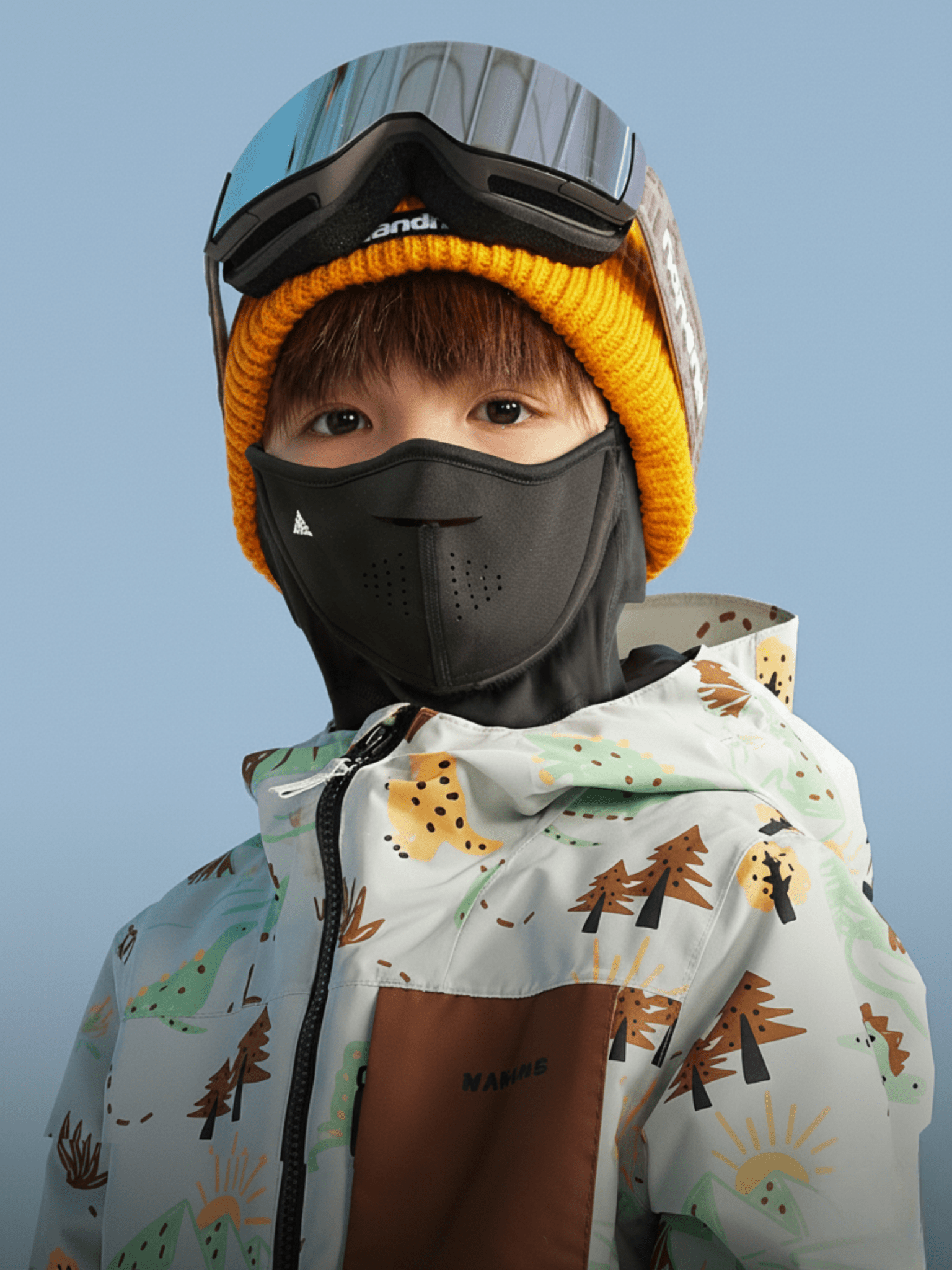 NANEND Kids Magnetic Wool Balaclava NANDN | Snowears.com