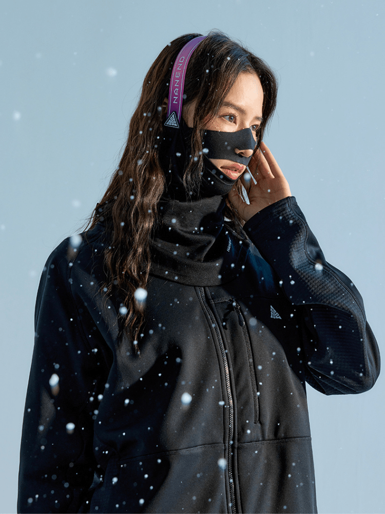 NANEND Merino Wool Thermal Balaclava - Unisex Pink NANDN | Snowears.com