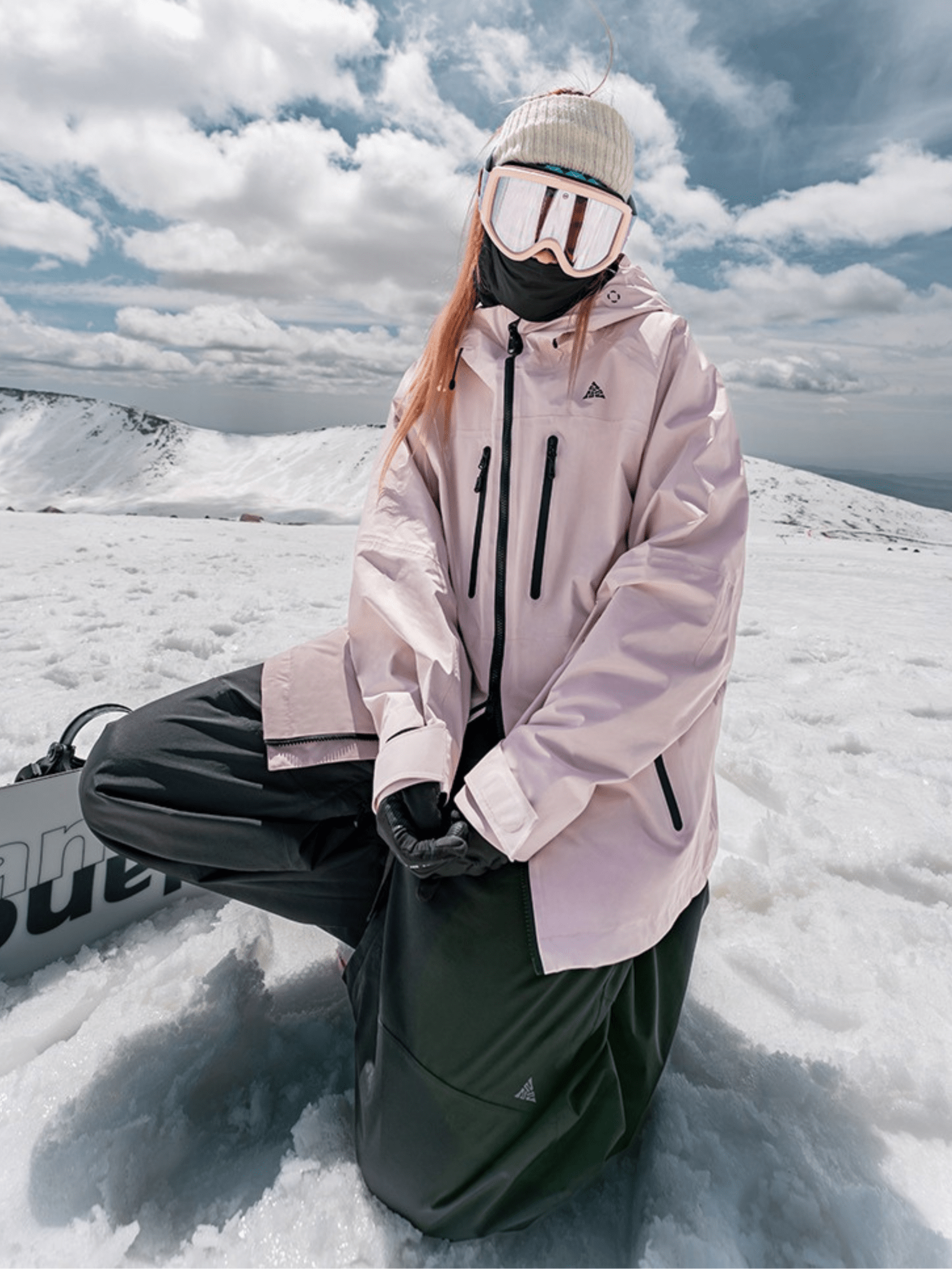 NANEND Pink 3L Winter Ski Jacket [Limited Region] NANDN | Snowears.com