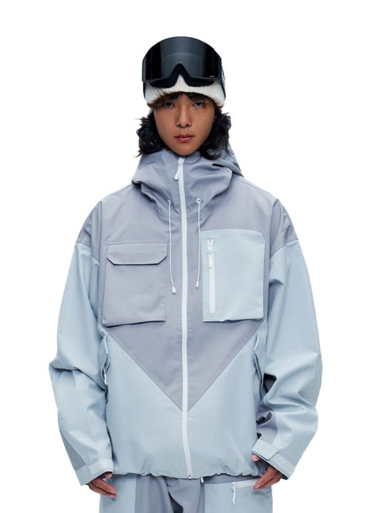 Nowinsnow Black Ski Jacket - Unisex | Steezy Winter Look