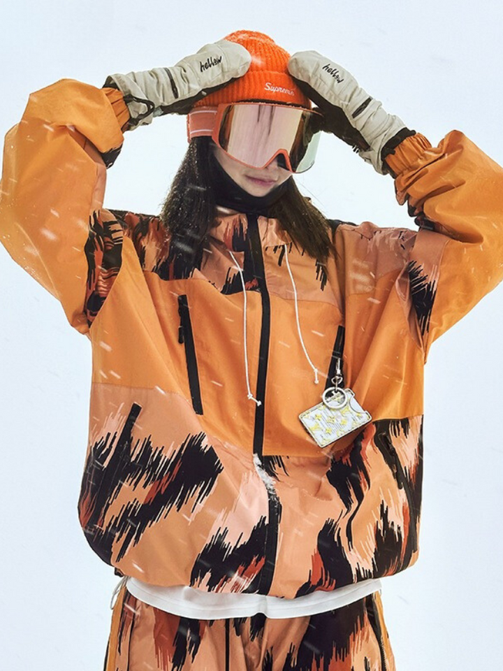 NIS Leopard Print Shell Snow Jacket - Unisex | Snowears NIS Leopard Print Shell Snow Jacket - Unisex | Snowears