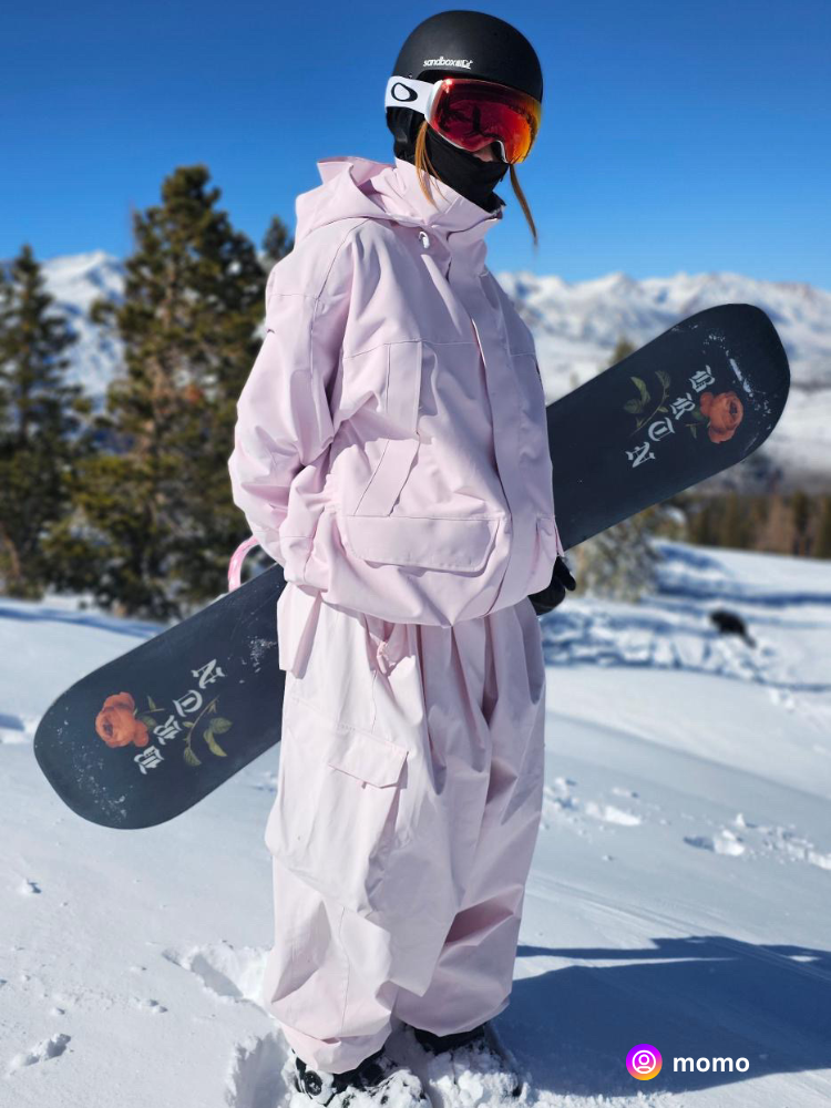 NIS 2L Solid Color Loose Jacket - Unisex - Snowears- Ski/Snowboard Jackets