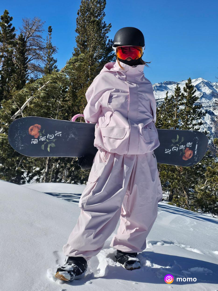 NIS 2L Solid Color Loose Jacket - Unisex - Snowears- Ski/Snowboard Jackets