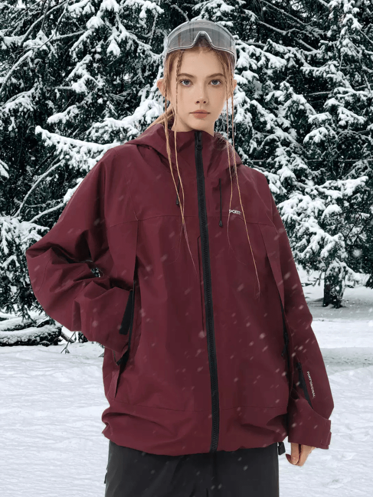 POMT Nova 3L Shell Ski Jacket [Limited Region] Wine S POMT | Snowears.com