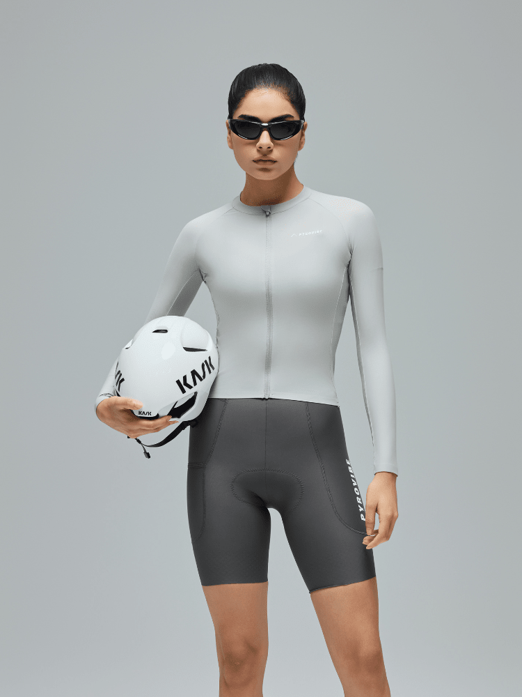 Pyrovibe Beta Long-Sleeve Cycling Jersey - Women's Pyrovibe | Snowears.com