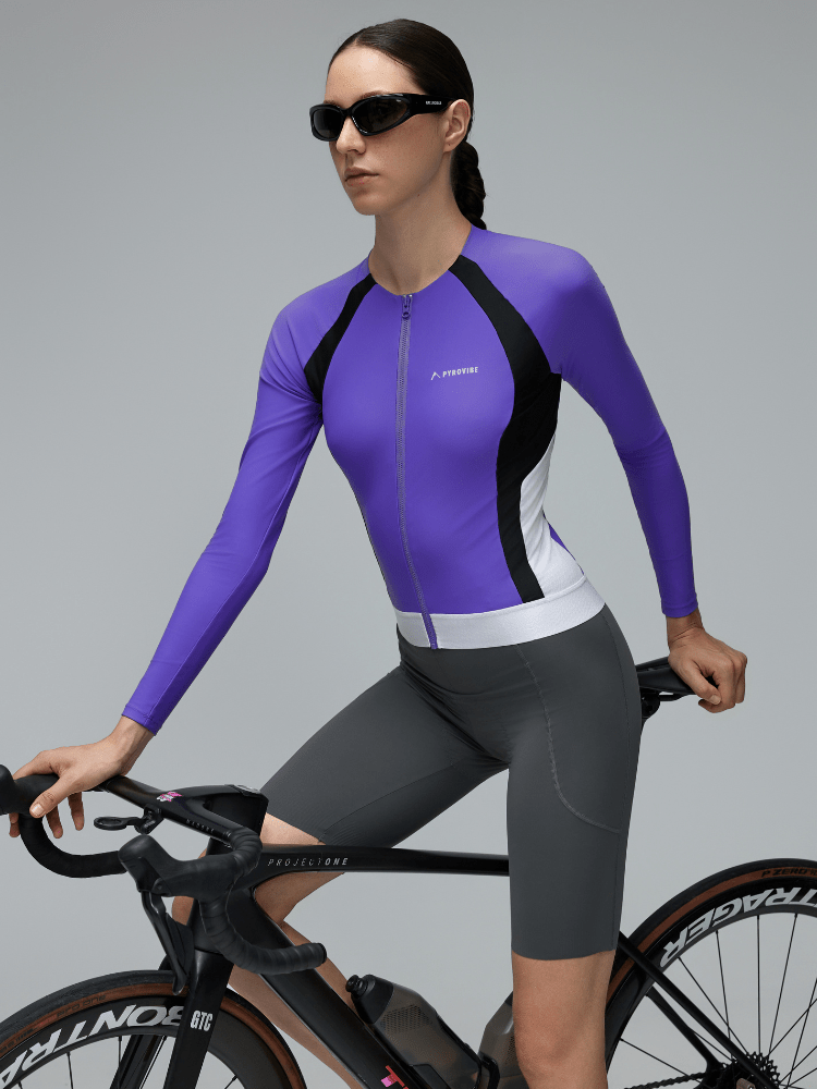 Pyrovibe Vivid Long Sleeve Cycling Jersey - Women's Pyrovibe | Snowears.com