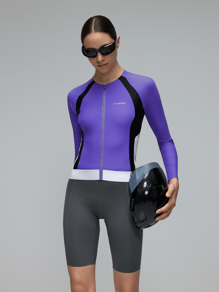 Pyrovibe Vivid Long Sleeve Cycling Jersey - Women's Pyrovibe | Snowears.com