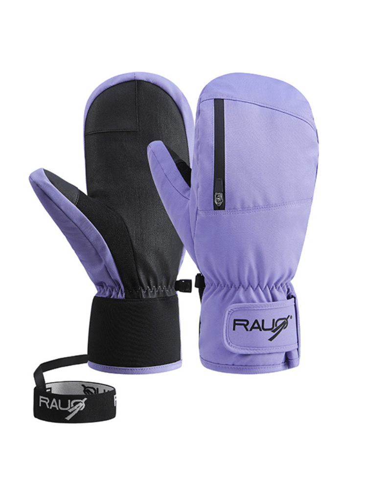 RAUO Alpine Cuff Snow Mittens Purple RAUO | Snowears.com